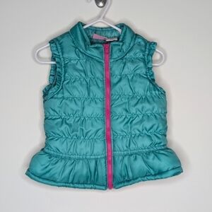 Nannette Green Puffer Vest 18m